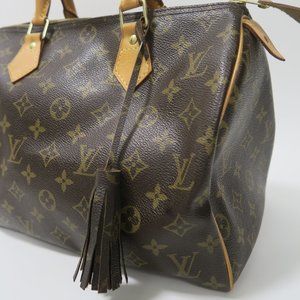 Upcycled Louis Vuitton Monogram Tassel / Handbag Charm